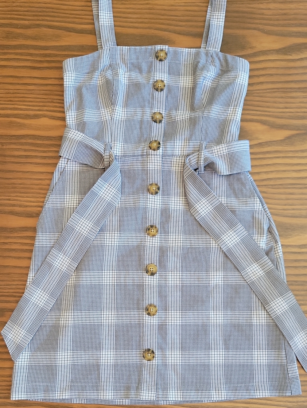 Abercrombie & Fitch Black Gray Plaid Mini Dress | Size: XS